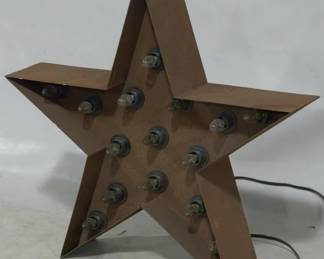 3116 - Metal Lighted Star 22"
