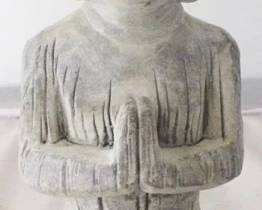 1086 - Buddha Statue by Three Hands 6.25" x 5.25" x 15.5"
