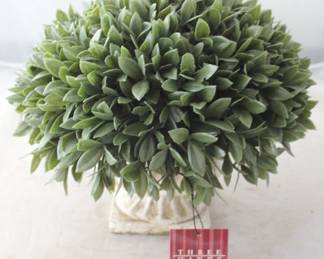 1370 - Faux Topiary by Three Hands 11" x 11" x 9"

