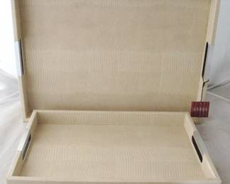 1100 - 2 pc. Set of Serving Trays by Three Hands 20.5" x 15" x 1.75"
