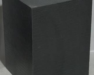 969 - Black reptilian texture stand 24x16x16
