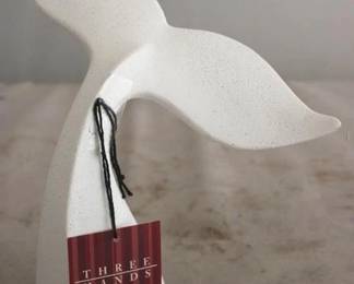 1383 - Whale Tale Statue 8 x 4.5 x 8.5
