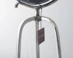 1186 - Globe by Three Hands 8" x 8" x 26"
