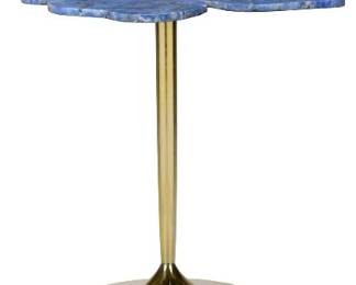 798 - Chelsea House Living Room Petal side table 25x25 quartz top Retail $1101
