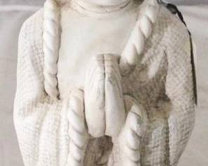 1044 - Buddha Statue by Three Hands 5.25" x 5.25" x 15"
