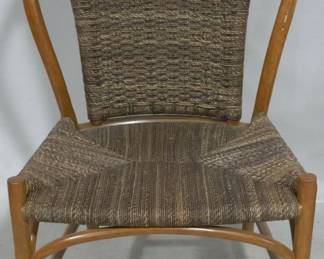 941 - Chelsea House woven chair 38 x 25 x 22
