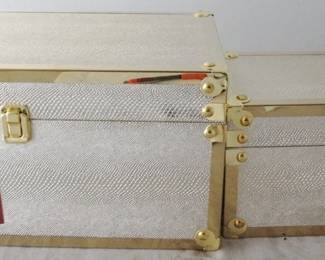 1257 - 2 pc. Wood Box Set by Three Hands 15.75" x 8.5" x 7.5"
