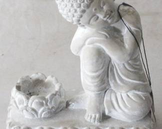 1046 - Buddha Statue by Three Hands 7" x 4" x 8.5"
