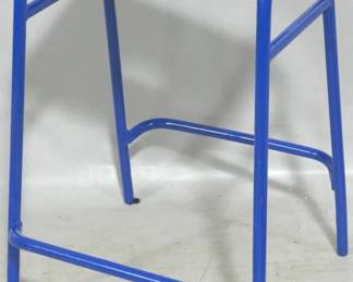 3032 - Butler Specialty Blue Stool 23x16x19
