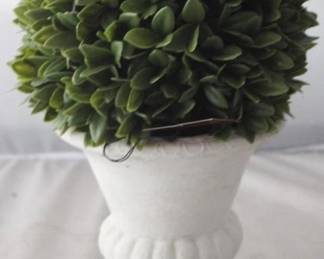 1332 - Faux Topiary Pot by Three Hands 10.5" x 10.5" x 16"
