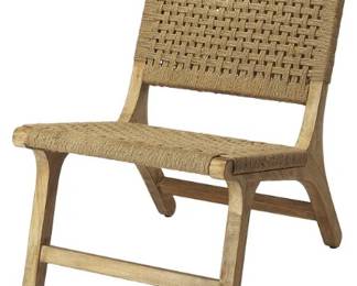 6075 - Butler Specialty Tilden woven jute chair 32 x 22 x 21
