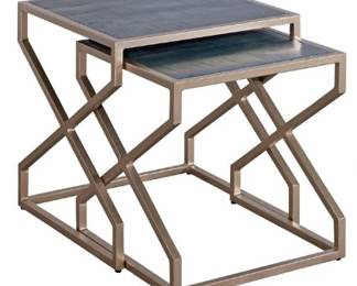6029 - Elk Home Rafferty Accent nesting tables 22 x 20 x 20 Retail $600
