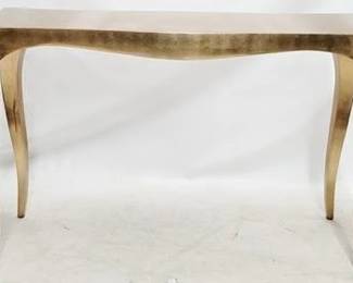 55x - Alden Parkes Chantal gold leaf console table 34 x 52 x 16
