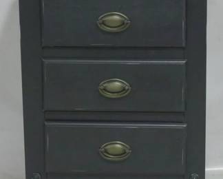 916 - Butler Specialty 3 drawer stand 25.5 x 17 x 16
