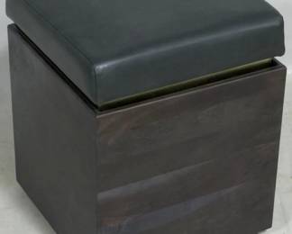 877 - Butler Specialty stool with storage 20 x 16 x 16
