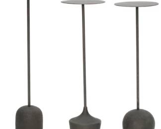 6058 - Union Home Cannon Drink table set of 3 ALL ARE SAME HEIGHT - 24" Picture looks like they are different, they are not
