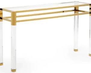 974 - Wildwood Cranston Brass Table 32x52x14 Retail $1538
