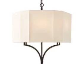 3142 - Thomas O'Brien Iron Pietro Hanging Shade 27x25 Retail $1283
