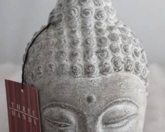 1404 - Buddha Head - 4.5 x 4 x 9
