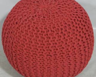 935 - Butler Specialty woven pouf ottoman 16 x 16
