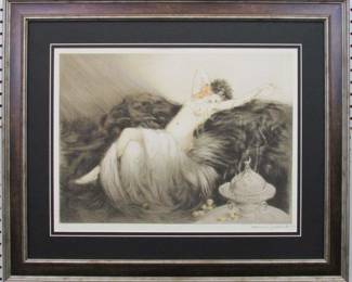 9036	SMOKE GICLEE BY LOUIS ICART	28 X 23.5

