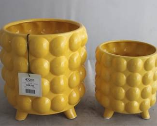 1427 - Vase - set of 2 - 8.5 x 8.5 x 8.5
