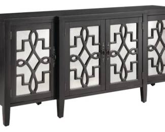 6113 - Elk Home Lawrence Credenza 34.25 x 72 x 19 Retail $1850 some scratches
