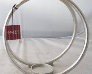 1371 - Metal Candle Holder by Three Hands 12" x 12" x 12"
