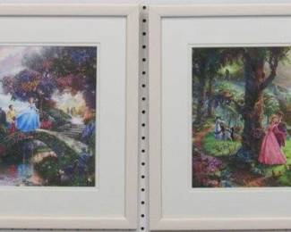 9047	CINDERELLA/ SLEEPING BEAUTY GICLEE BY THOMAS KINKADE	22.5 X 17.5
