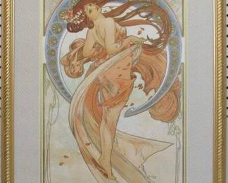 9019	DANCE GICLEE BY ALPHONSE MUCHA	21.5 X 30.5
