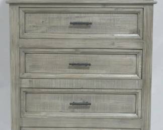 3080 - Split Nickel Chest of Drawers 58x38x19

