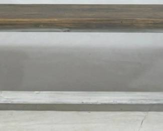 3053 - Painted Wooden Bench 20x72x16
