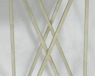 938 - Chelsea House silver & marble stand 38 x 14 x 14
