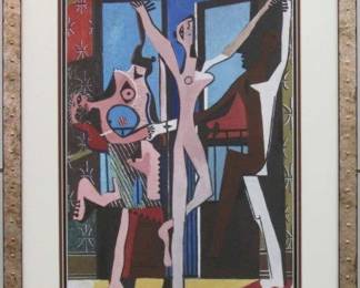 9032  THE 3 DANCERS GICLEE BY PABLO PICASSO	21.5 X 28.5
