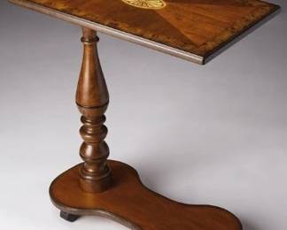 6050 - Butler Specialty mobile tray table olive ash burl 28.5 x 24 x 14 Retail $219
