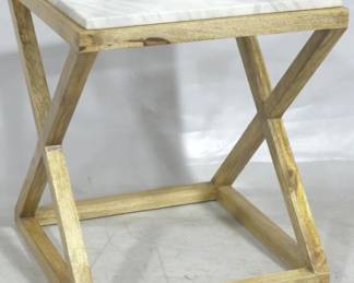 3039 - Butler Specialty Marble Top Table 20.5x18x18
