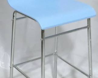 3033 - Butler Specialty Blue Barstool 42x16x18
