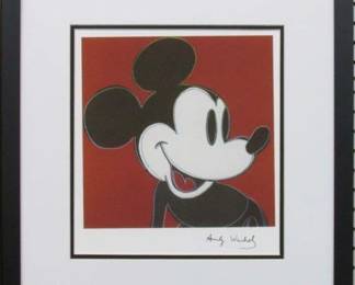 9023	MICKEY MOUSE GICLEE BY ANDY WARHOL	18 X 19
