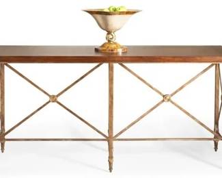 6088 - Chelsea House Overland 78" Console 37 x 78 x 20 Retail $2252
