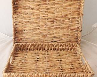 1104 - 2 pc. Set of Serving Trays by Three Hands 19.5" x 16.5" x 3.5"
