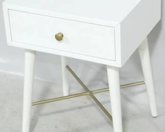 700 - Butler Specialty one drawer stand in white 22 x 16 x 14
