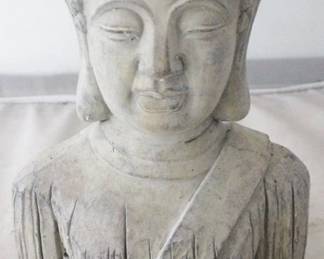 1092 - Buddha Statue by Three Hands (As is/Broken Top) 8.25" x 5.5" x 4.25"
