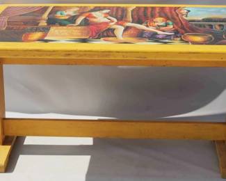 2000 - Painted dinette table - 30 x 57 x 33
