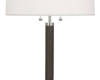 1353x - Robert Abbey Dexter 30" lamp Polished nickel Retail $490
