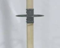 955 - Butler Specialty coat tree, 75" tall
