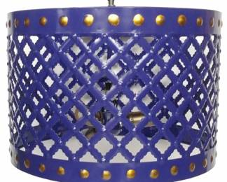 1363x - Robert Abbey patterned cutout chandelier 16 x 11.5
