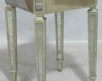 983 - Butler Celeste mirrored end table 26x18x18
