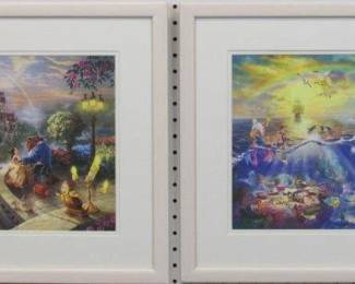 9049	LITTLE MERMAID/ BEAUTY AND THE BEAST GICLEE BY THOMAS KINKADE	22.5 X 17.5
