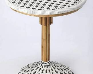 6049 - Butler Beaumont Lane Island rattan table 29 x 24
