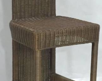 3077 - Butler Woven Wicker Counter Chair 42x18x19
